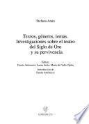 Textos, géneros, temas