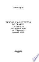 Textos y con-textos de Clarín