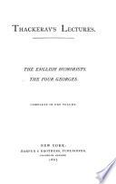 Thackeray's Lectures
