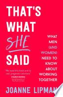 That's What She Said