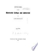 The Aberdeen University Calendar