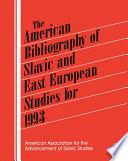 The American Bibliography of Slavic and East European Studies