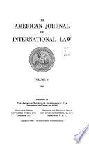 The American Journal of International Law