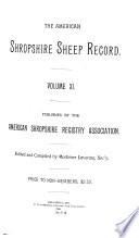 The American Shropshire Sheep Record