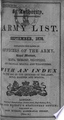 The Army List for ...