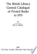 The British Library General Catalogue of Printed Books to 1975