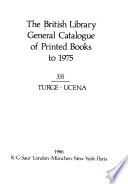 The British Library General Catalogue of Printed Books to 1975