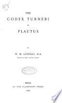 The Codex Turnebi of Plautus