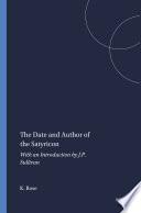 The Date and Author of the Satyricon