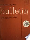 The Department of State Bulletin
