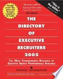 The Directory of Executive Recruiters, 2005-2006