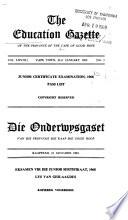 The Education Gazette