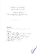 The Effects and Control of Heated Water Discharges