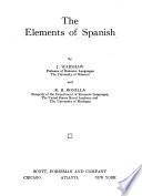 The elements of Spanish