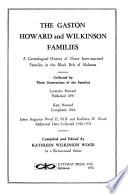 The Gaston, Howard, and Wilkinson Families
