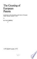 The Granting of European Patents