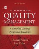 The Handbook of Quality Management 2E (PB)