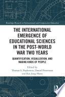 The International Emergence of Educational Sciences in the Post-World War Two Years