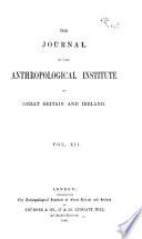 The Journal of the Royal Anthropological Institute of Great Britain and Ireland