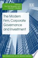 The Modern Firm, Corporate Governance and Investment