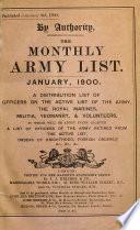 The Monthly Army List