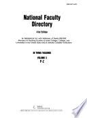 The National Faculty Directory