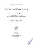 The National Union Catalog