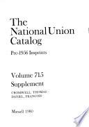 The National Union Catalog, Pre-1956 Imprints