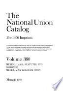 The National Union Catalog, Pre-1956 Imprints