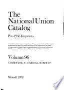 The National Union Catalog, Pre-1956 Imprints