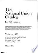 The National Union Catalog, Pre-1956 Imprints