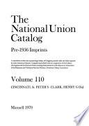 The National Union Catalog, Pre-1956 Imprints