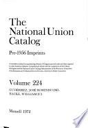 The National Union Catalog, Pre-1956 Imprints