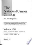 The National Union Catalog, Pre-1956 Imprints