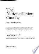 The National Union Catalog, Pre-1956 Imprints