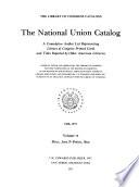 The National Union Catalogs, 1963-