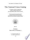 The National Union Catalogs, 1963-