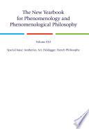 The New Yearbook for Phenomenology and Phenomenological Philosophy