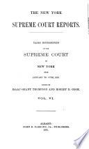 The New York Supreme Court Reports