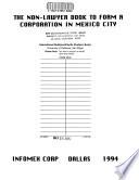 The Non-lawyer Book to Form a Corporation in Mexico City