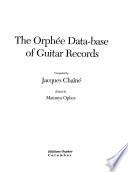 The Orphée Data-base of Guitar Records