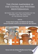 The Ovoid Amphorae in the Central and Western Mediterranean