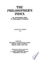 The Philosopher's Index