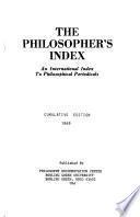 The Philosopher's Index