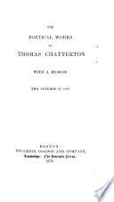 The Poetical Works of Thomas Chatterton