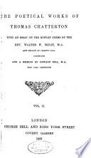 The Poetical Works of Thomas Chatterton