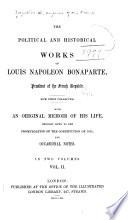 The Political and Historical Works of Louis Napoleon Bonaparte ...: Analysis of the sugar question