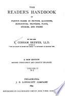 The Reader's Handbook of Famous Names in Fiction, Allusions, References, Proverbs, Plots, Stories, and Poems