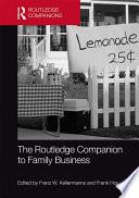 The Routledge Companion to Family Business