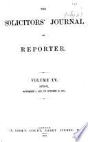 The Solicitors' Journal & Reporter